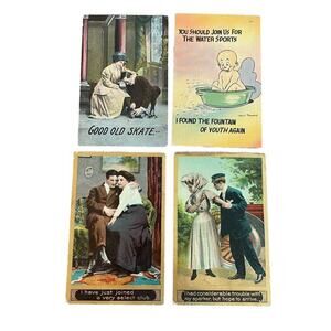 Vintage Lot of Comical Greeting Cards / Post Cards